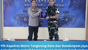 Plh Kapolres Metro Tangerang Kota dan Dandenpom Jaya 1 Tingkatkan Patroli. - thewasesanews.com