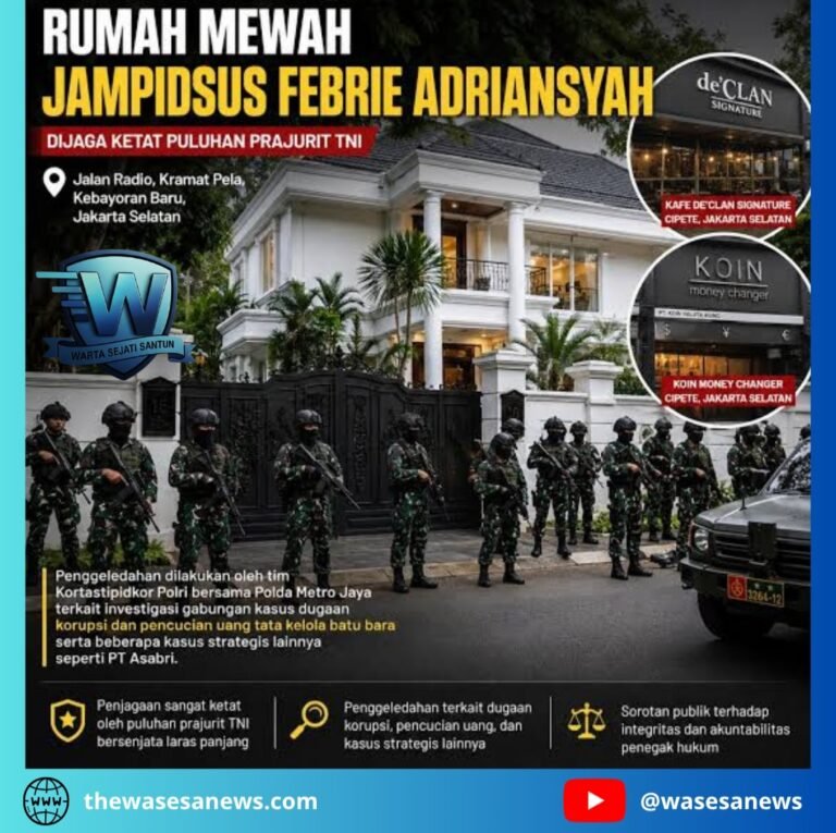 Penjagaan Ketat Kediaman Jampidsus Oleh TNI Bersenjata Lengkap. - thewasesanews.com
