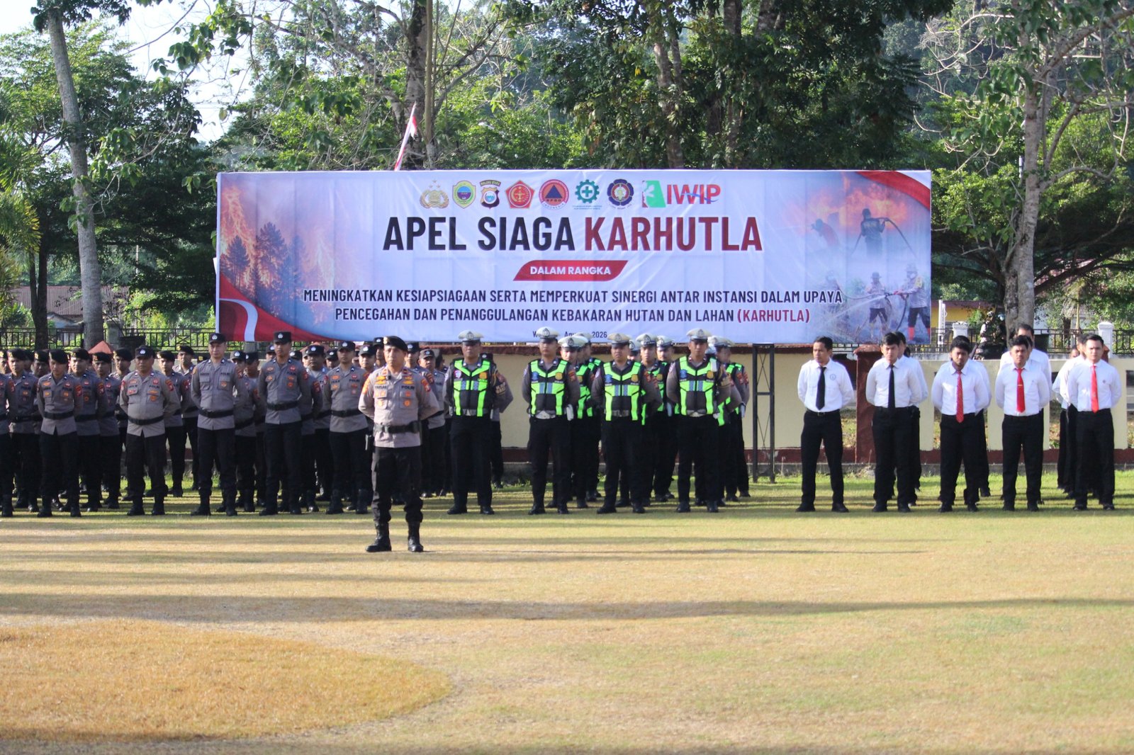 Polres Halteng Gelar Apel Siaga Karhutla. - thewasesanees.com