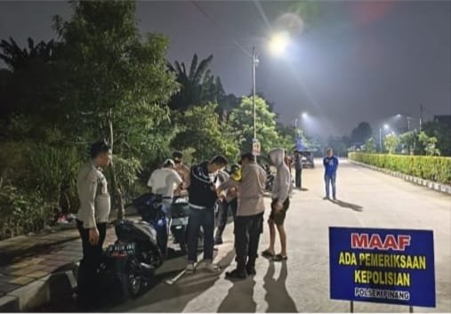 polsek pinang razia stasioner cegah 3c. - thewasesanews.com