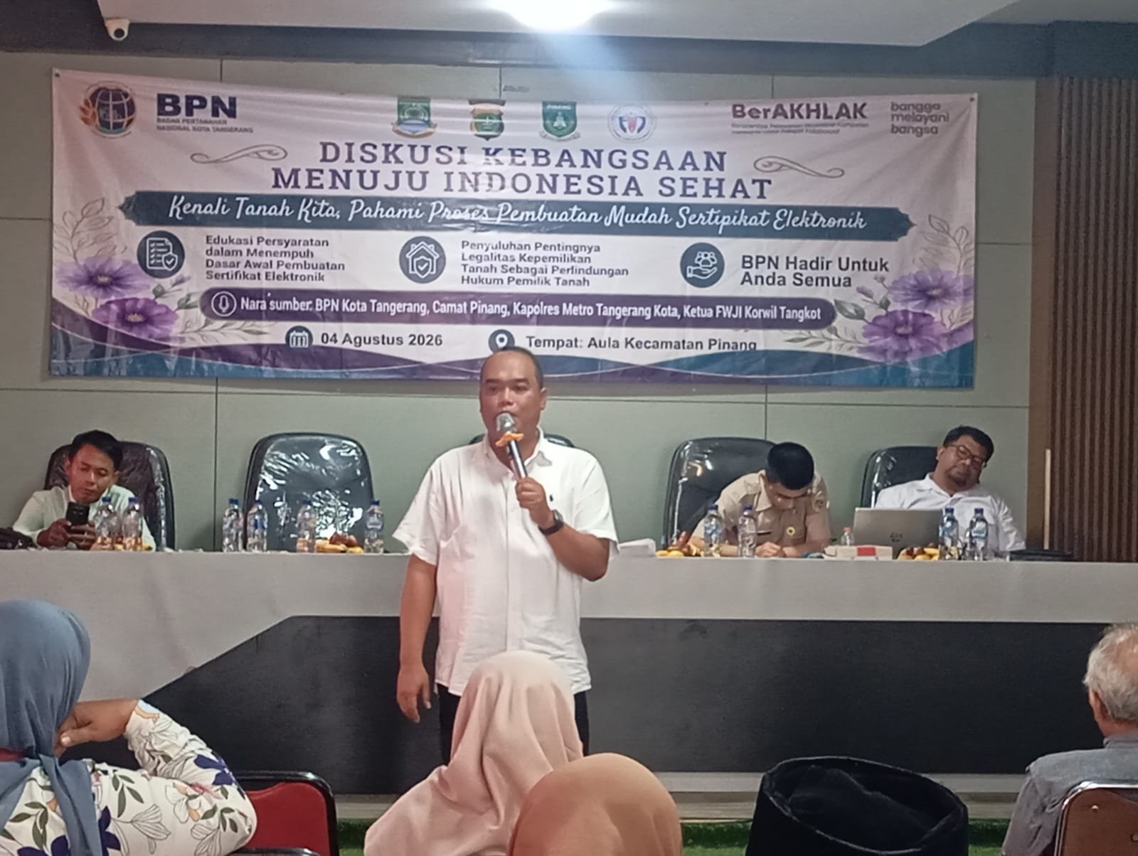 bpn kota tangerang edukasi sertifikat elektronik. - thewasesanews.com