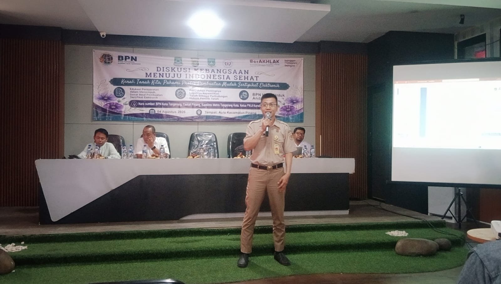 bpn kota tangerang edukasi sertifikat elektronik. - thewasesanews.com