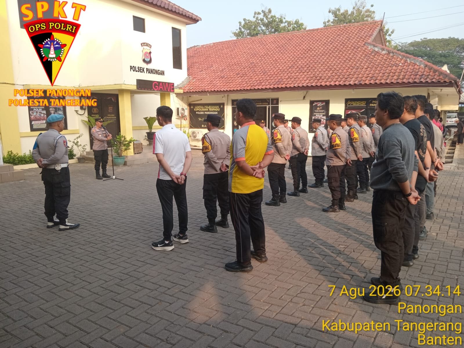 disiplin personel polsek panongan. - thewasesanews.com