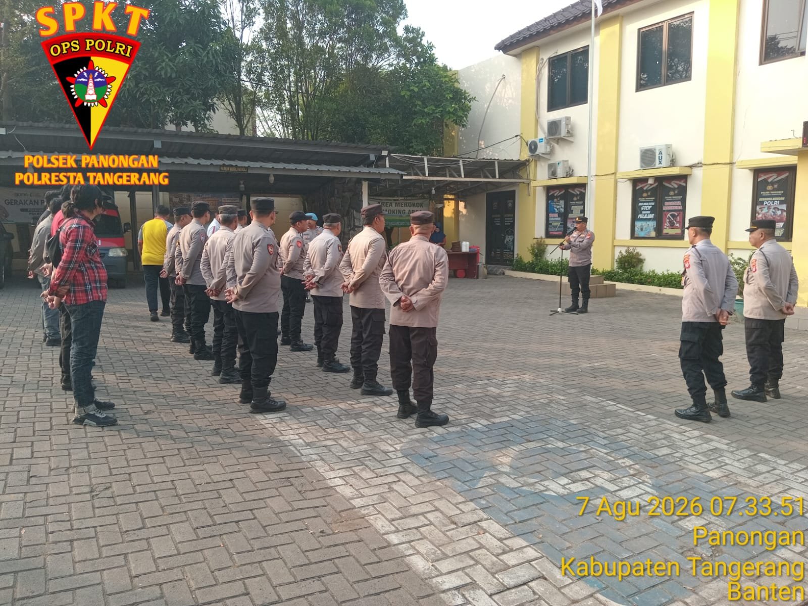 disiplin personel polsek panongan. - thewasesanews.com