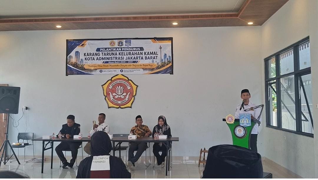 karang taruna kelurahan kamal lantik ketua baru. - thewasesanews.com