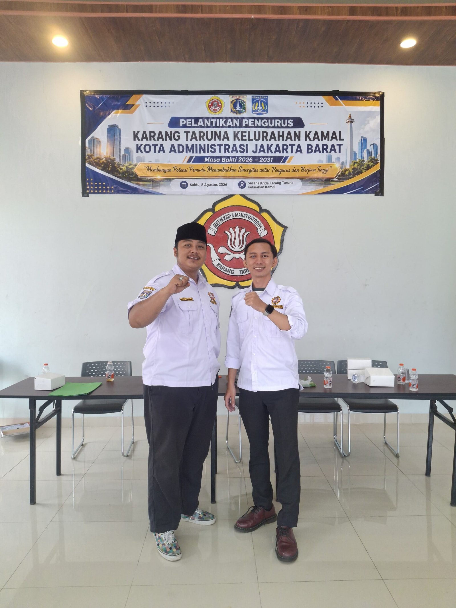 karang taruna kelurahan kamal lantik ketua baru. - thewasesanews.com