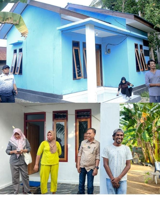 bupati halmahera tengah resmikan rumah layak huni weda selatan. - thewasesanews.com