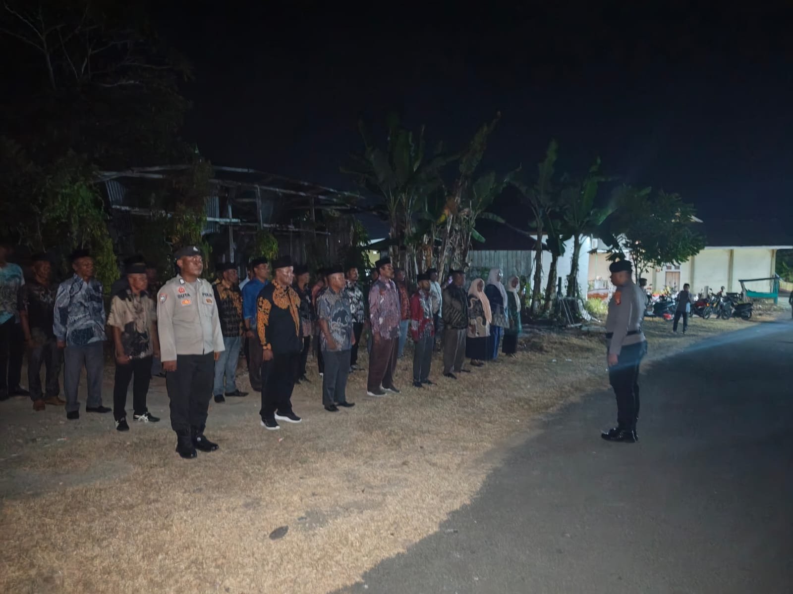 apel kehormatan dan renungan suci peringati hut ri di patani. - thewasesanews.com
