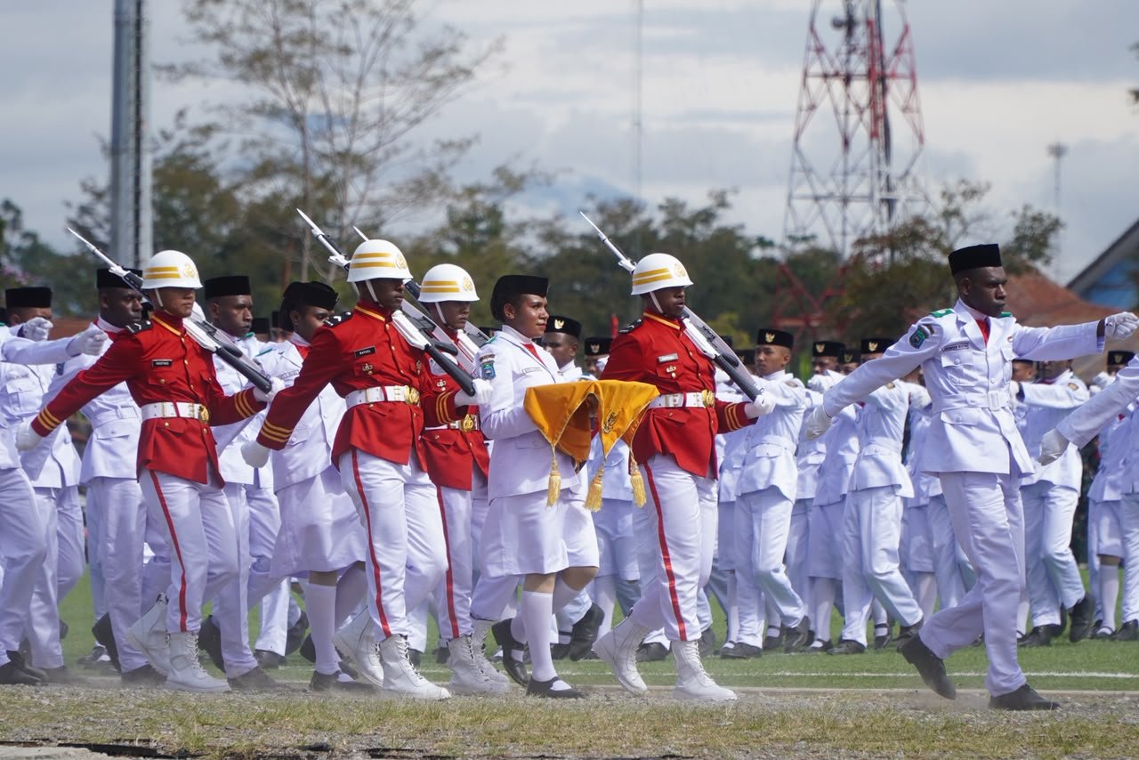 semangat kemerdekaan hut ri ke 81 menggema di papua. - thewasesanews.com