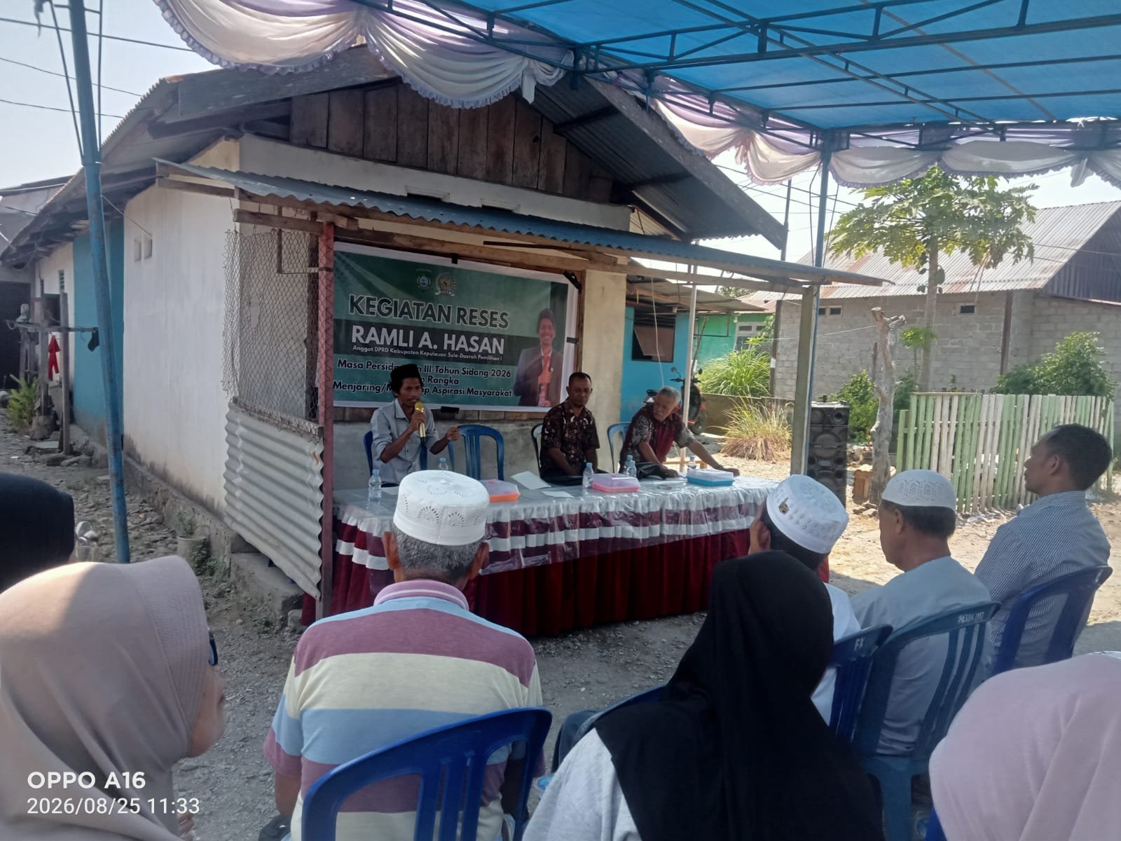 ramli a hasan reses dprd kepulauan sula. - thewasesanews.com