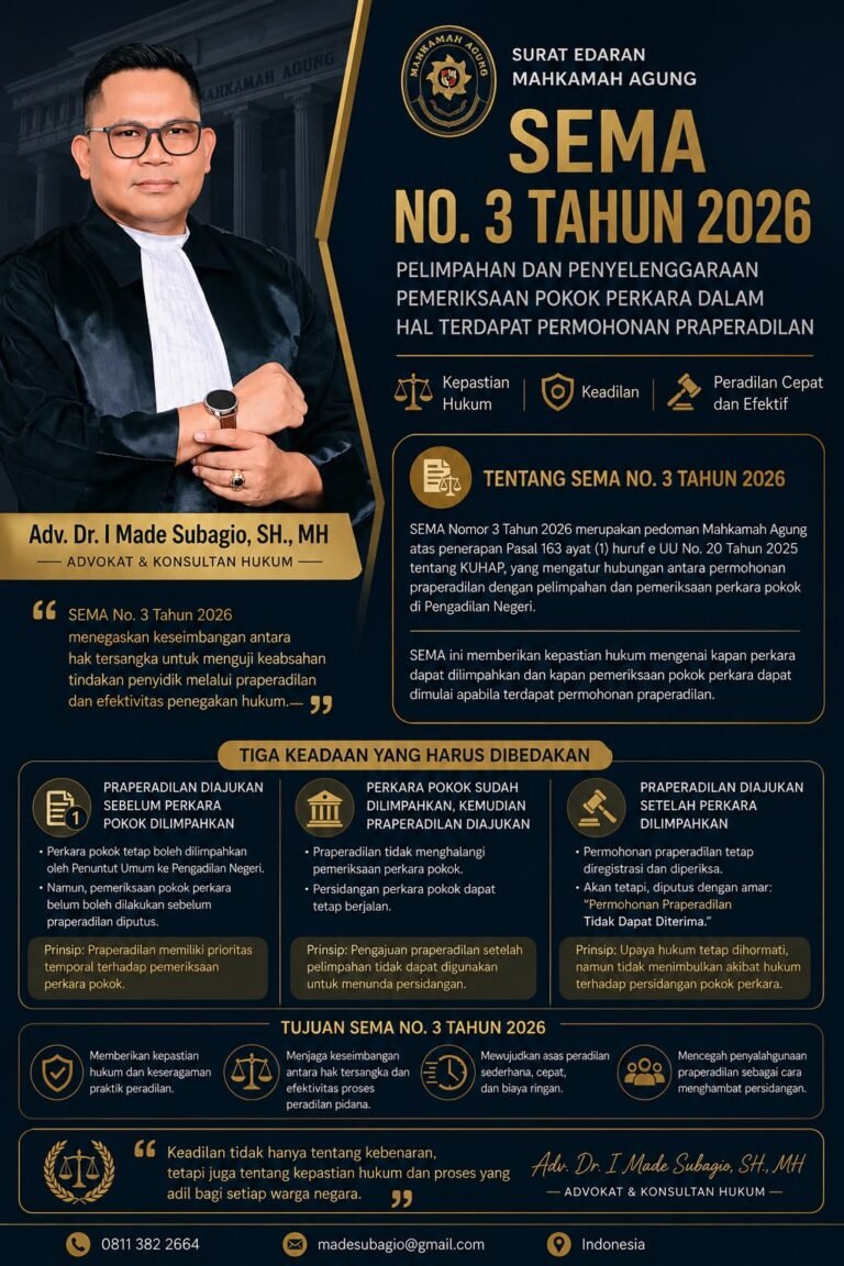 sema nomor 3 tahun 2026. - thewasesanees.com