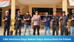 LBH Harimau Raya Bekasi Raya Silaturahmi ke Polsek Cabangbungin. - thewasesanews.com