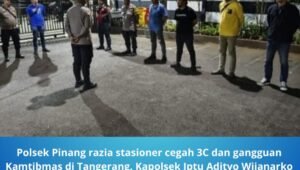polsek pinang razia stasioner cegah 3c. - thewasesanews.com