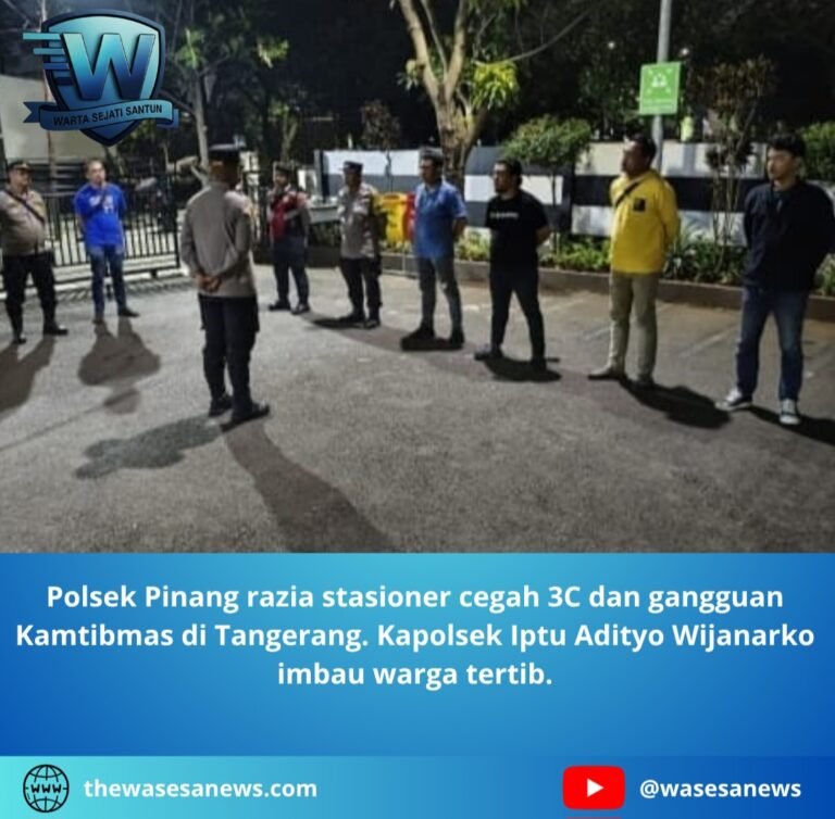 polsek pinang razia stasioner cegah 3c. - thewasesanews.com