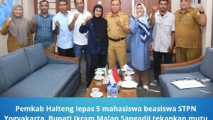 pemkab halteng lepas 5 mahasiswa beasiswa stpn. - thewasesanews.com
