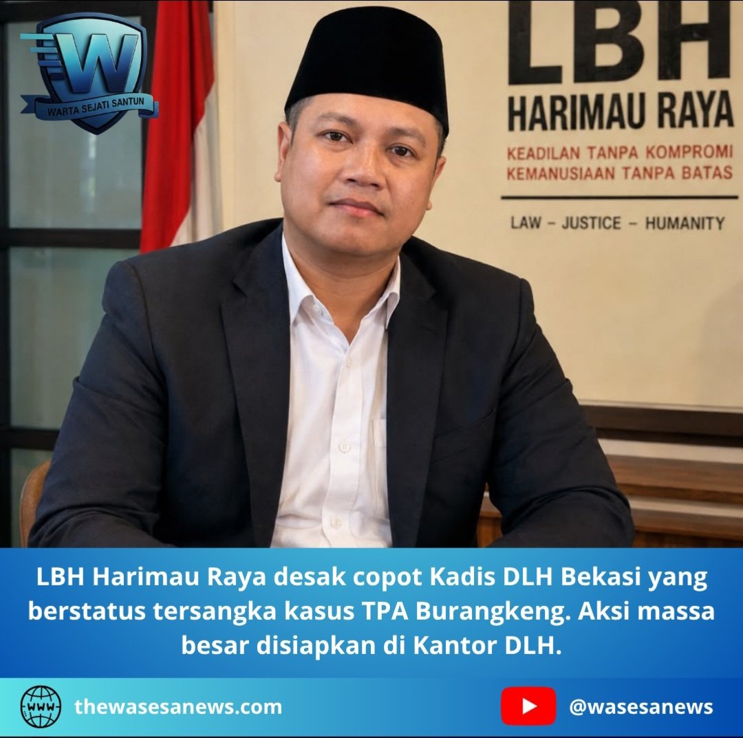 lbh harimau raya desak copot kadis dlh bekasi. - thewasesanews.com