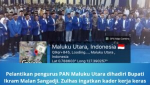 pelantikan pengurus pan maluku utara. - thewasesanews.com