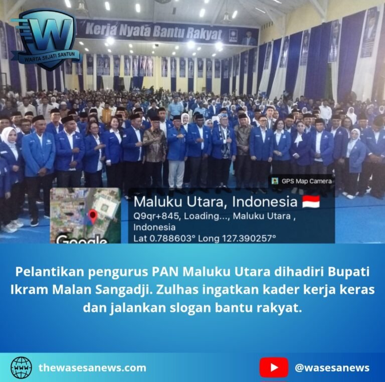 pelantikan pengurus pan maluku utara. - thewasesanews.com