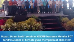 bupati ikram hadiri seminar kdkmp. - thewasesanews.com
