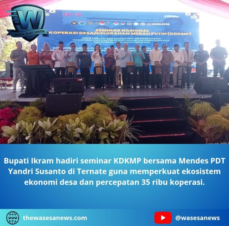 bupati ikram hadiri seminar kdkmp. - thewasesanews.com