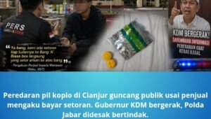 Peredaran Pil Koplo di Cianjur Diusut KDM dan Polda Jabar. - thewasesanews.com