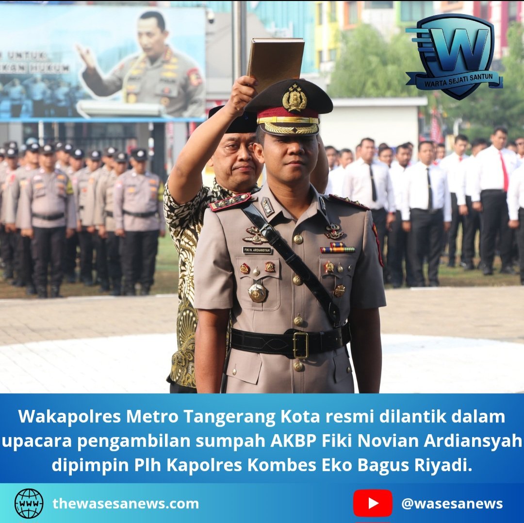 wakapolres metro tangerang kota resmi dilantik. - thewasesanews.com