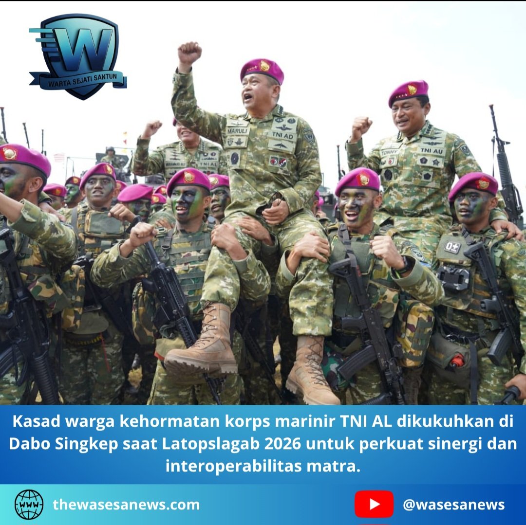kasad warga kehormatan korps marinir. - thewasesanews.com