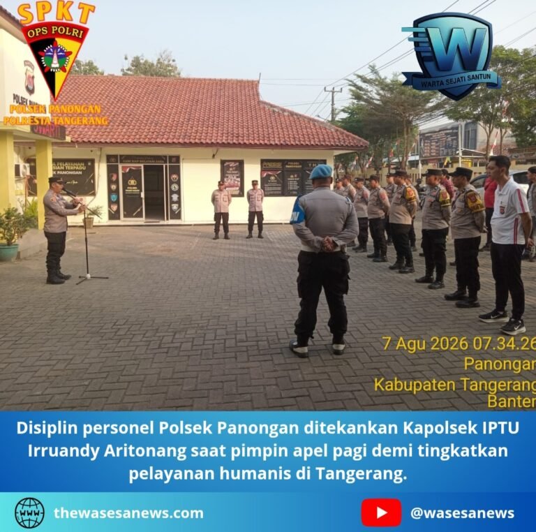 disiplin personel polsek panongan. - thewasesanews.com