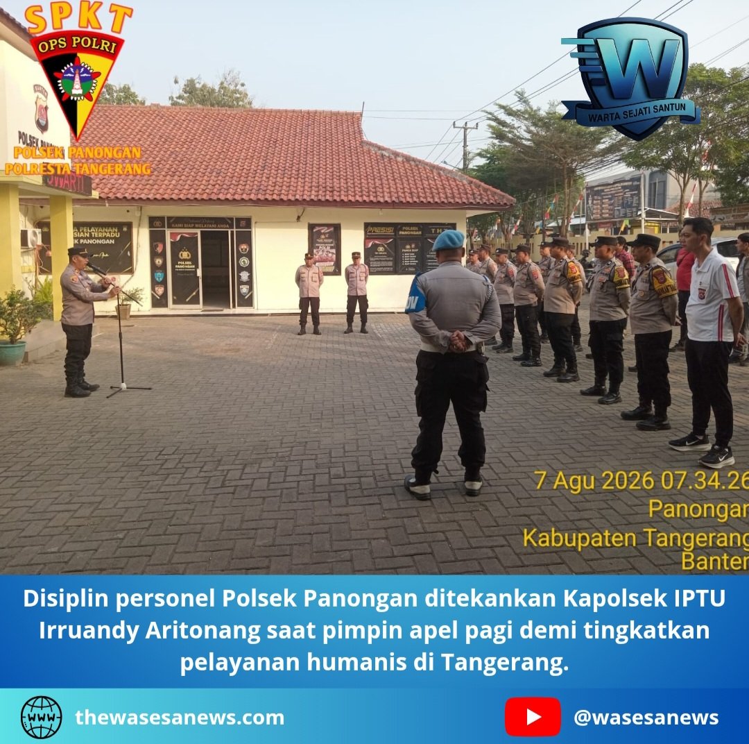 disiplin personel polsek panongan. - thewasesanews.com