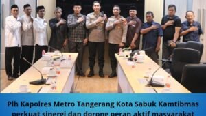 plh kapolres metro tangerang kota sabuk kamtibmas. - thewasesanews.com