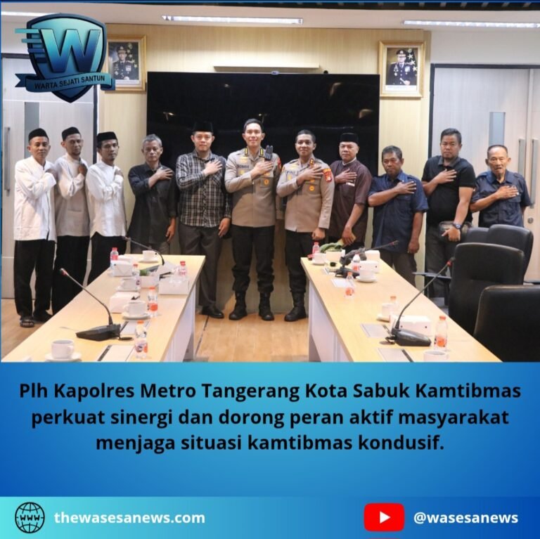 plh kapolres metro tangerang kota sabuk kamtibmas. - thewasesanews.com