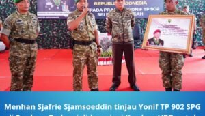 menhan sjafrie sjamsoeddin tinjau yonif tp 902 spg. - thewasesanews.com
