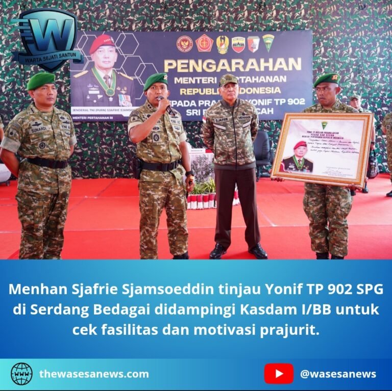 menhan sjafrie sjamsoeddin tinjau yonif tp 902 spg. - thewasesanews.com