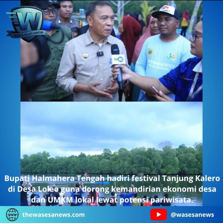 bupati halmahera tengah hadiri festival tanjung kalero. - thewasesanews.com