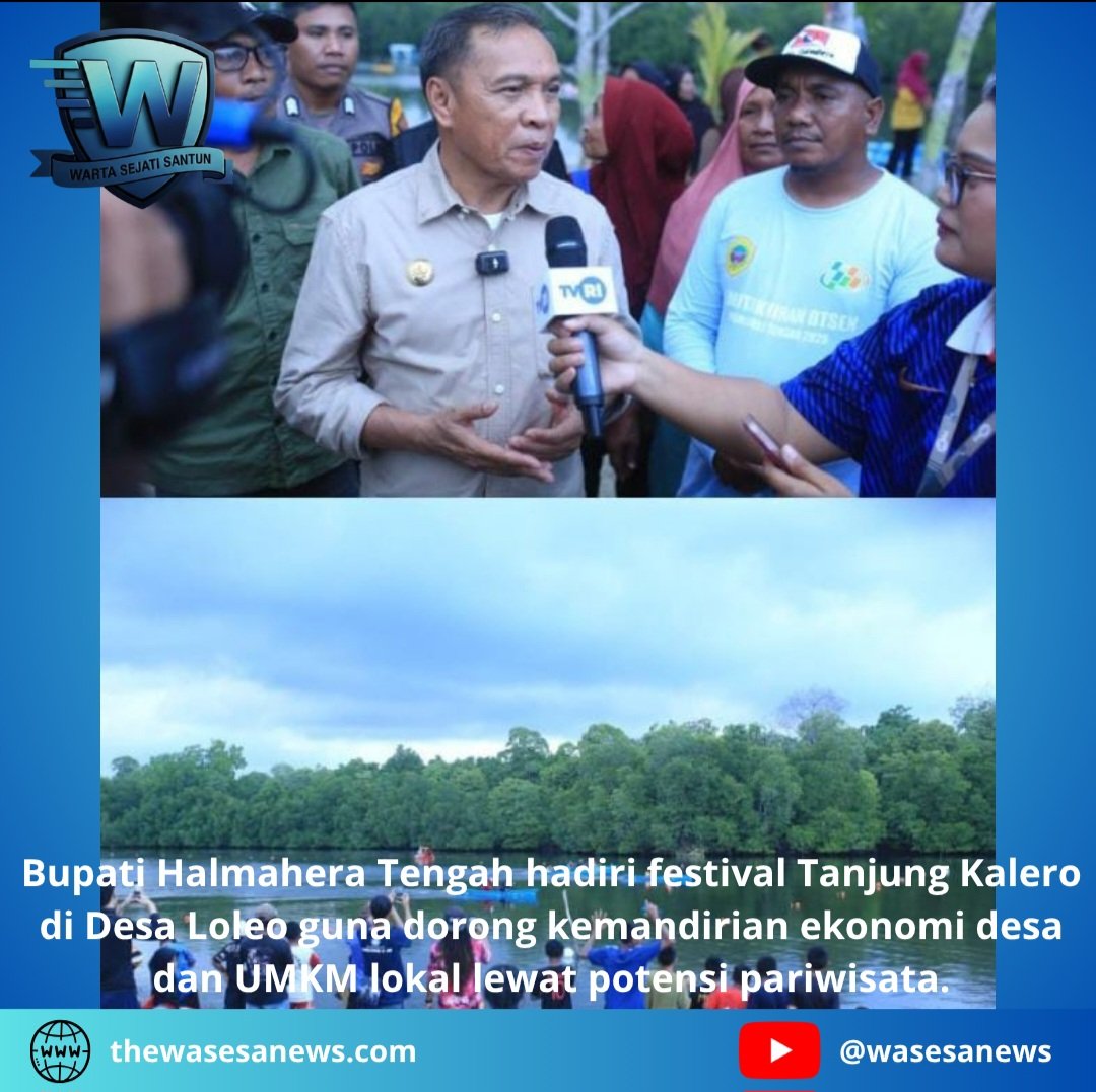 bupati halmahera tengah hadiri festival tanjung kalero. - thewasesanews.com