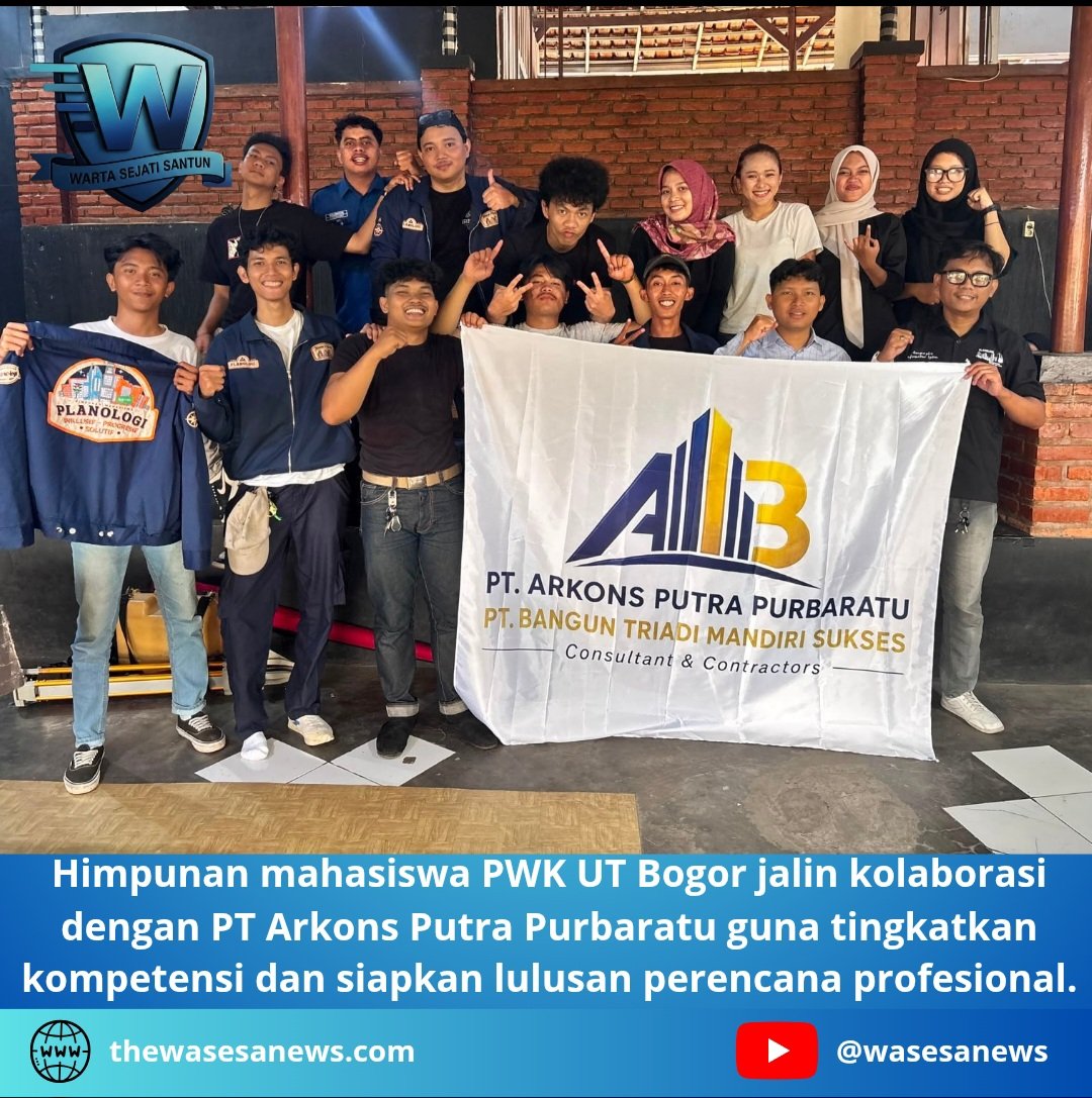 himpunan mahasiswa pwk ut bogor jalin kolaborasi. - thewasesanews.com