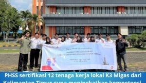 phss sertifikasi 12 tenaga kerja lokal k3 migas. - thewasesanews.com