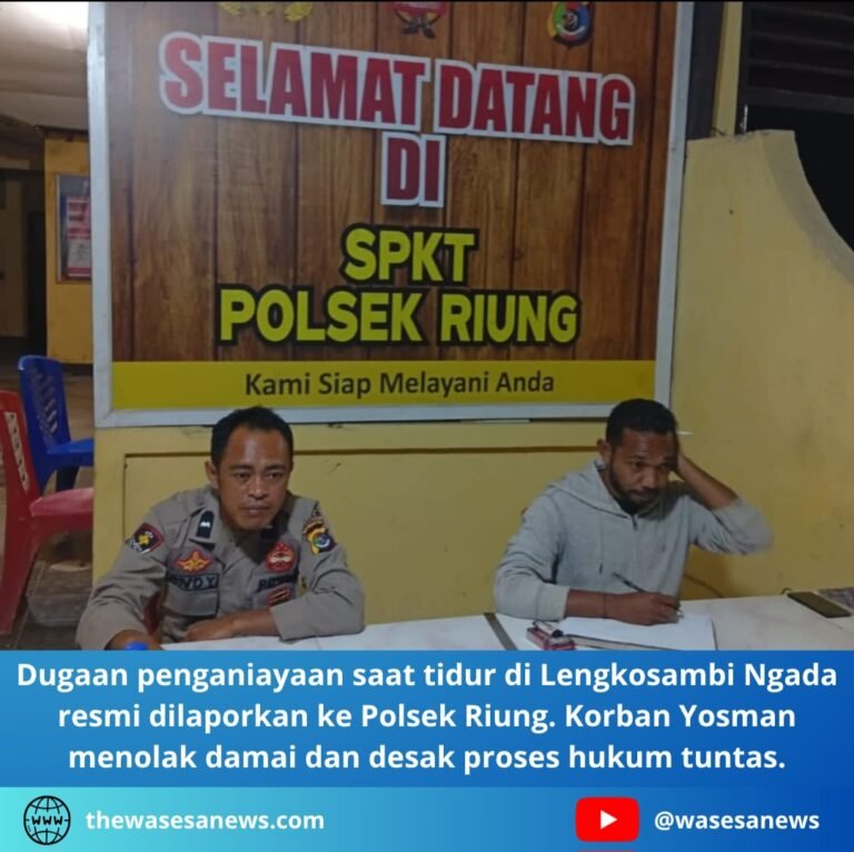 dugaan penganiayaan saat tidur di lengkosambi ngada. - thewasesanews.com