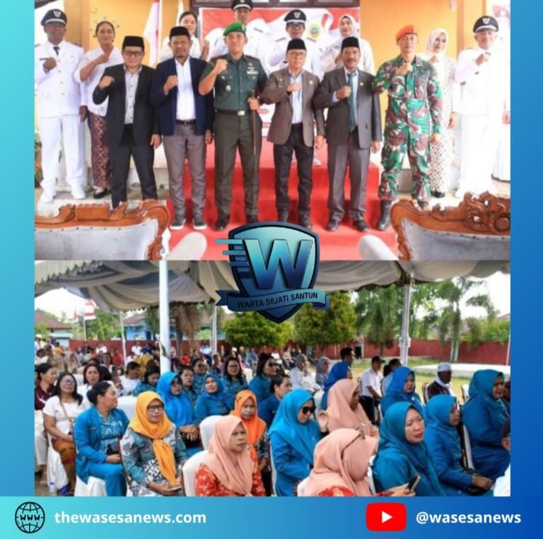 bupati halmahera tengah lantik kepala desa di ruang terbuka. - thewasesanews.com