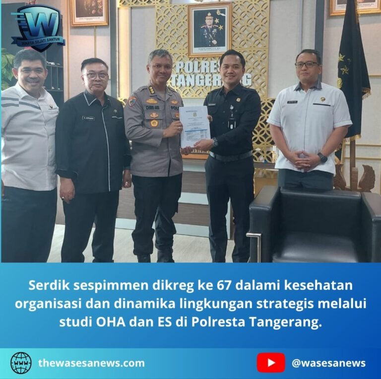serdik sespimmen dikreg ke 67 dalami kesehatan organisasi. - thewasesanews.com
