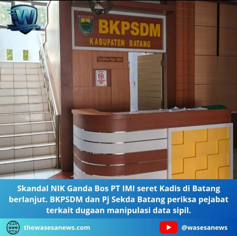 skandal nik ganda bos pt imi seret kadis di batang. - thewasesanews.com