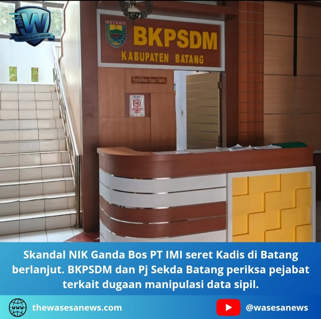 skandal nik ganda bos pt imi seret kadis di batang. - thewasesanews.com