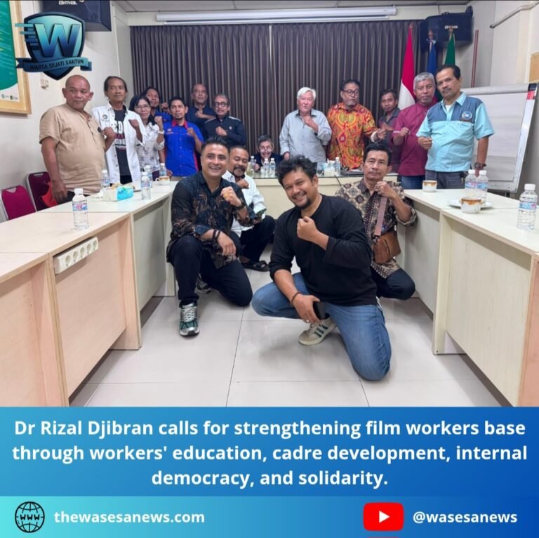 dr rizal djibran calls for strengthening film workers base. - thewasesanews.com