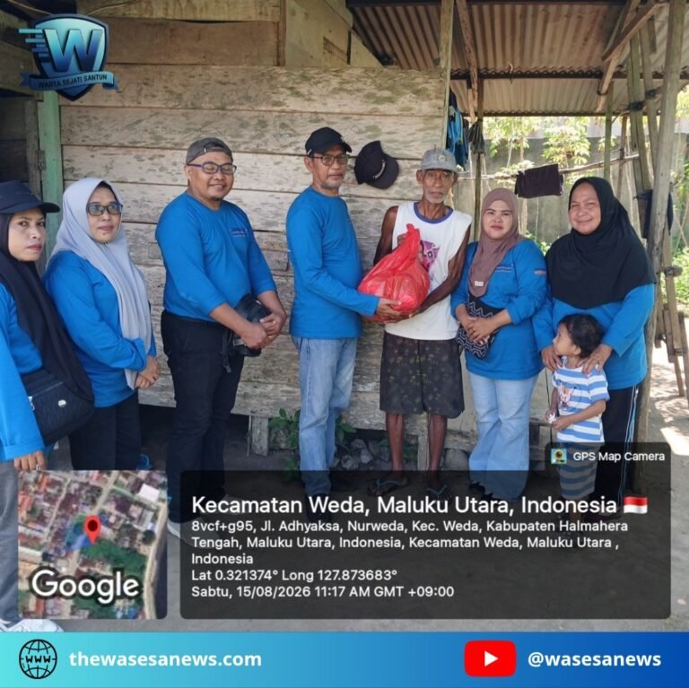 dinsos halmahera tengah salurkan bantuan. - thewasesanews.com