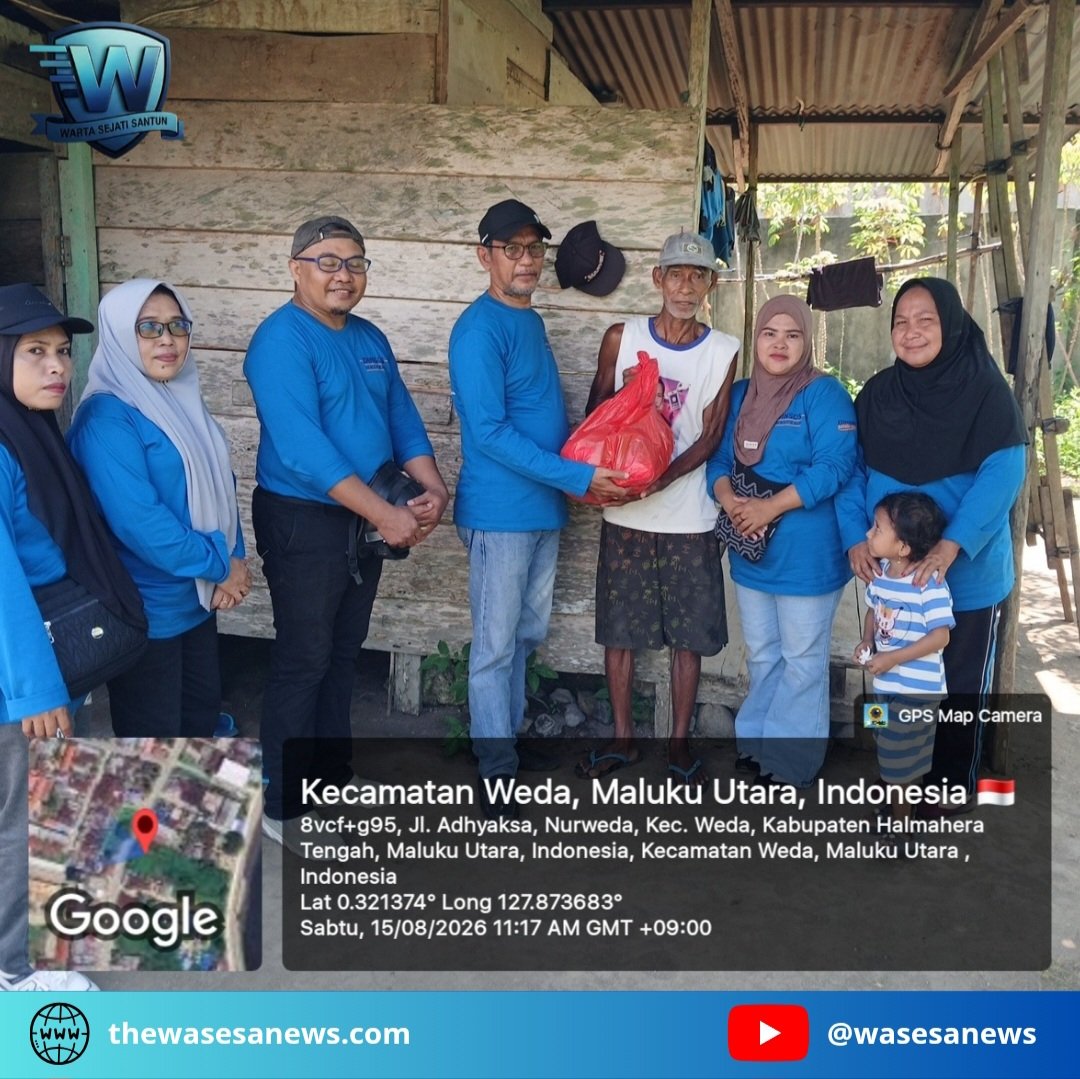 dinsos halmahera tengah salurkan bantuan. - thewasesanews.com