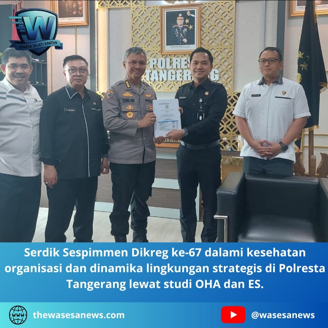 serdik sespimmen dikreg ke-67 dalami kesehatan organisasi. - thewasesanews.com
