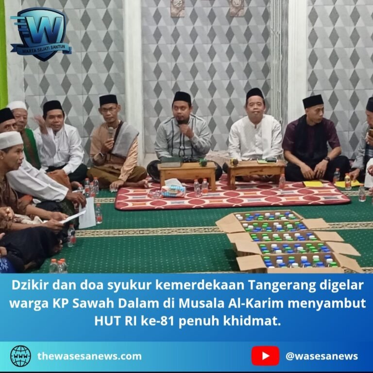 dzikir dan doa syukur kemerdekaan tangerang. - thewasesanews.com