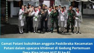 camat patani kukuhkan anggota paskibraka. - thewasesanews.com