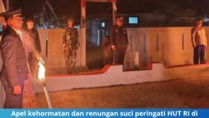 apel kehormatan dan renungan suci peringati hut ri di patani. - thewasessnews.com