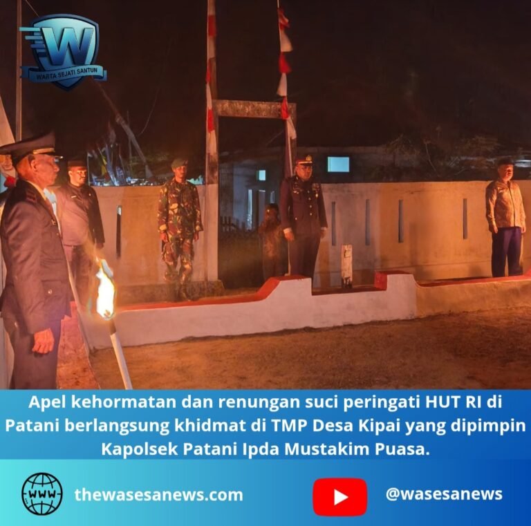 apel kehormatan dan renungan suci peringati hut ri di patani. - thewasessnews.com